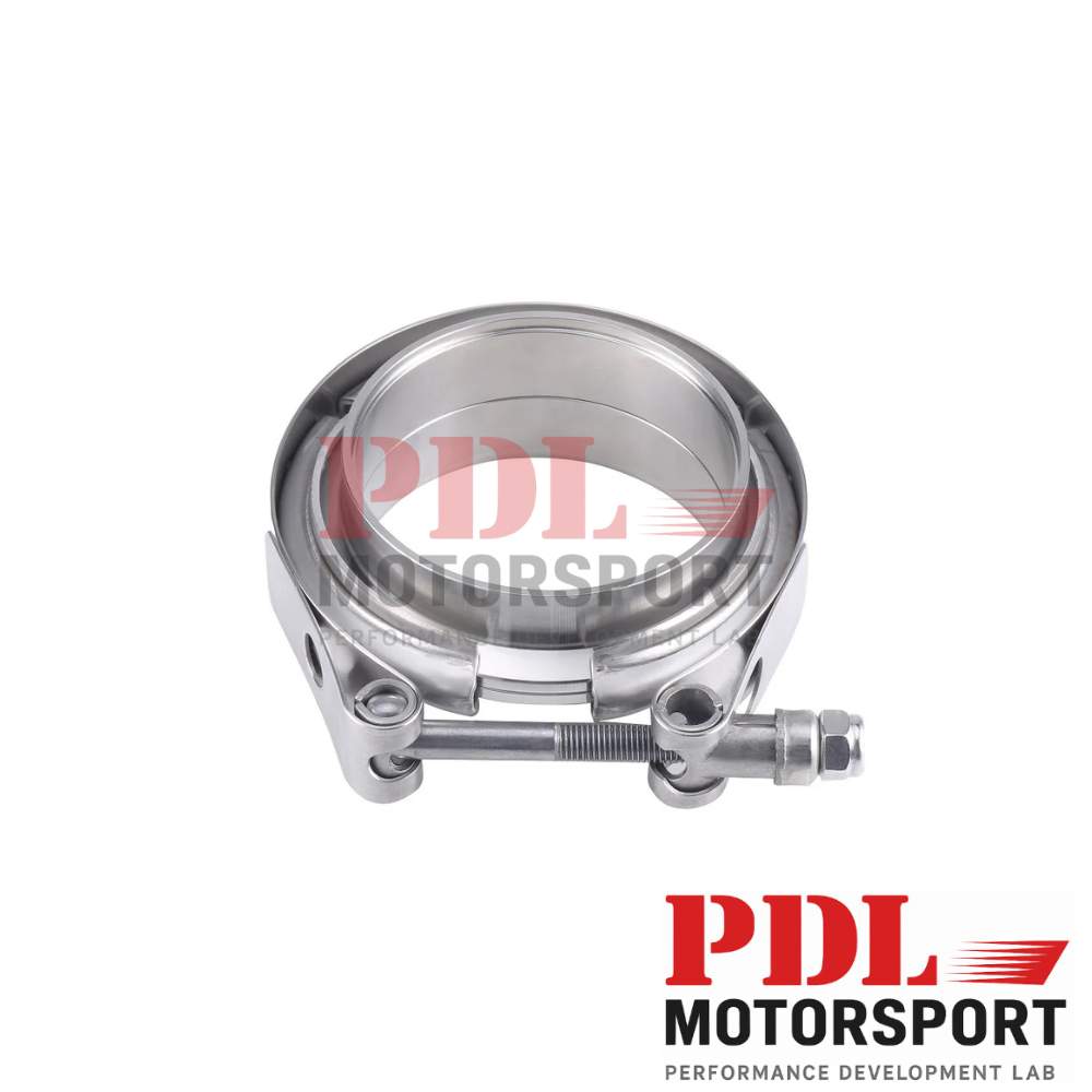 Kit Collier V-Band Inox 304 – Échappement / Turbo (60 à 89 mm) PDL Motorsport