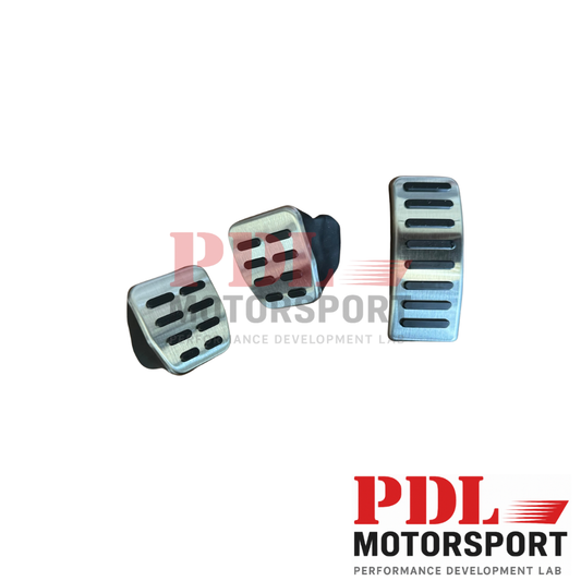 Couvre-pédales aluminium antidérapants – Seat Arosa / Ibiza / Cordoba / Leon / Toledo (1995-2008) PDL Motorsport