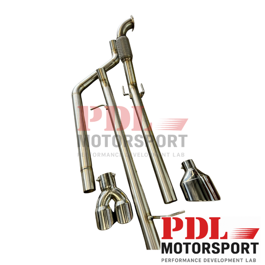 Ligne d'Échappement INOX 63,5 mm – Seat Leon 1M / Audi A3 8L / VW Golf 4 PDL Motorsport