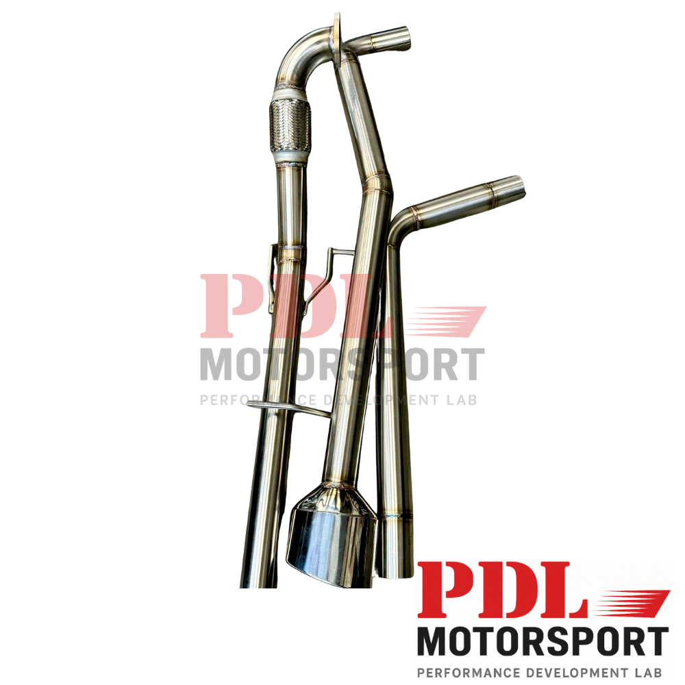 Ligne d'Échappement INOX 63,5 mm – IBIZA 6L/ POLO 9N/ FABIA 6Y - PDL Motorsport