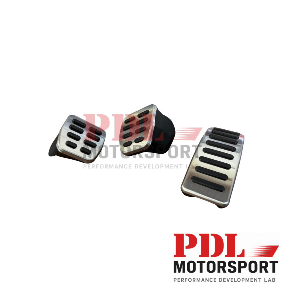 Couvre-pédales aluminium antidérapants – Seat Arosa / Ibiza / Cordoba / Leon / Toledo (1995-2008) PDL Motorsport