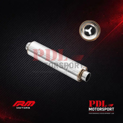 RM Motors Super Flow Performance – Silencieux Rond avec embossing RM Motors