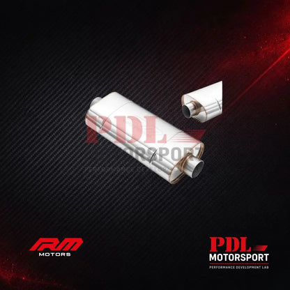 RM Motors – Silencieux Ovale 100×180 mm RM Motors