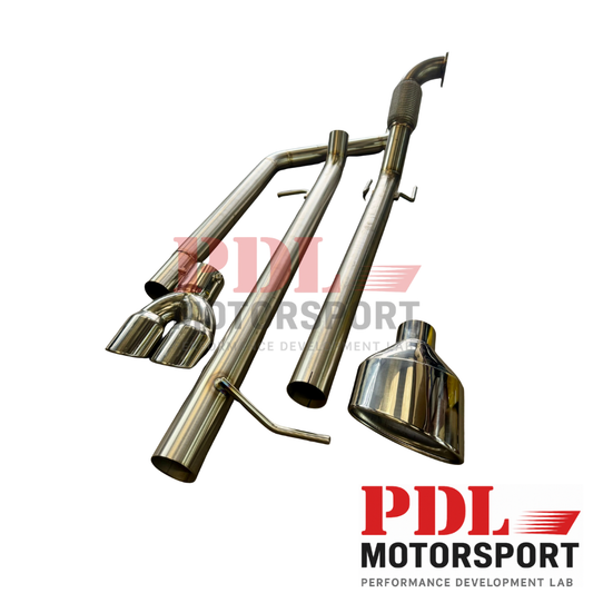 Ligne d'Échappement INOX 63,5 mm – Seat Leon 1M / Audi A3 8L / VW Golf 4 PDL Motorsport