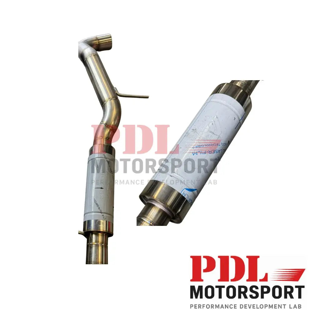 Demi Ligne d'Échappement - Cat back INOX 63,5 mm – IBIZA 6L/ POLO 9N/ FABIA 6Y PDL Motorsport