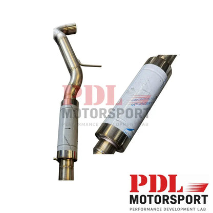 Demi Ligne d'Échappement - Cat back INOX 63,5 mm – IBIZA 6L/ POLO 9N/ FABIA 6Y PDL Motorsport
