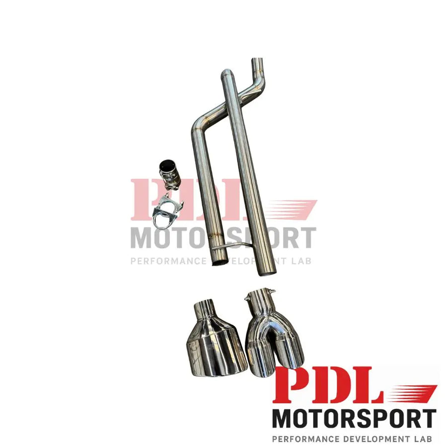 Demi Ligne d'Échappement - Cat back INOX 63,5 mm – Golf 4 / Audi A3 8N PDL Motorsport
