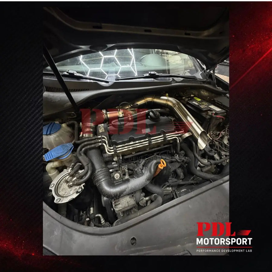 Admission  1.9 TDI 105 Golf 5 / Leon 1P / Audi A3 8P – INOX Ø76mm - En biseaux - PDL Motorsport