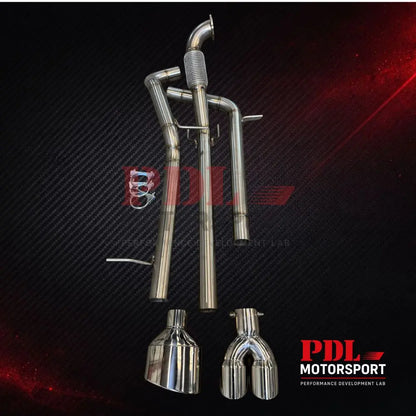 Pack Performance 1.9 TDI – Admission 76 mm + Ligne Inox 63,5 mm PDL Motorsport